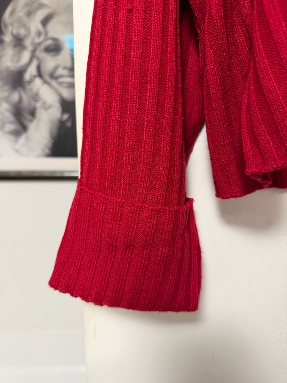 Torrid Ribbed Red Sweater Skirt and Turtleneck Set NWT - Women's 1X - Picture 11 of 12